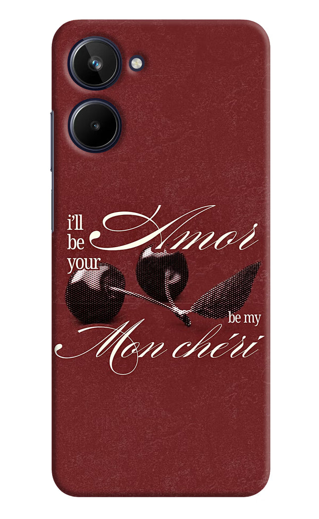 Velvet Cherry Realme 10 Hard Case Back Cover by Casekaro