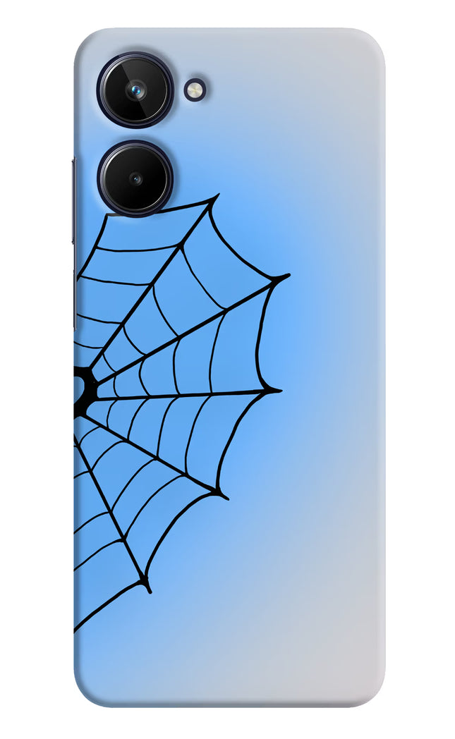 Blue Web Realme 10 Hard Case Back Cover by Casekaro