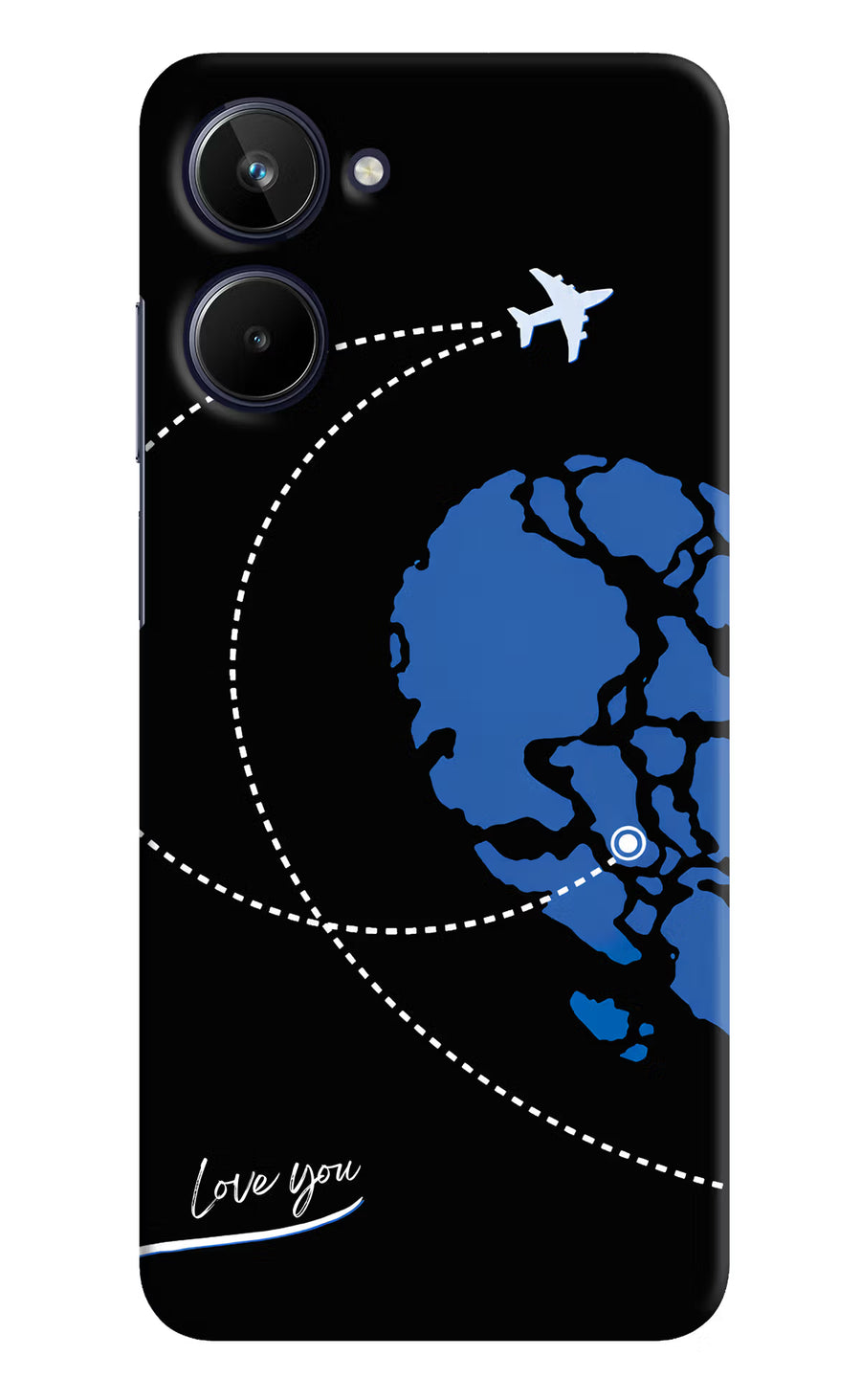 Love Orbit Realme 10 Back Cover, Hard case