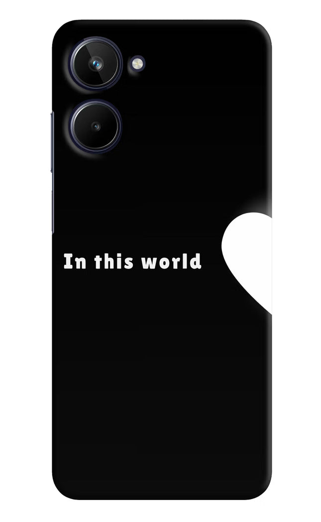 This World Realme 10 Hard Case Back Cover by Casekaro