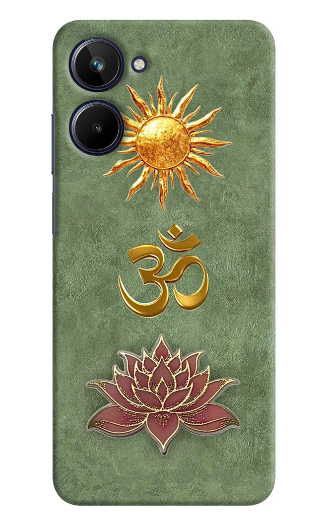 Om & Lotus Realme 10 Back Cover