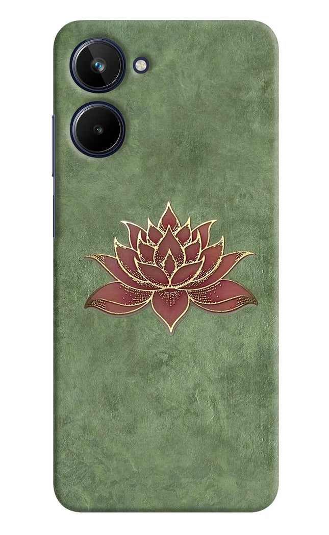 Lotus Grace Realme 10 Hard Case Back Cover by Casekaro