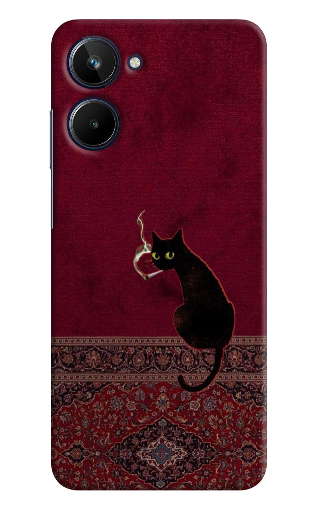 Midnight Cat Realme 10 Hard Case Back Cover by Casekaro