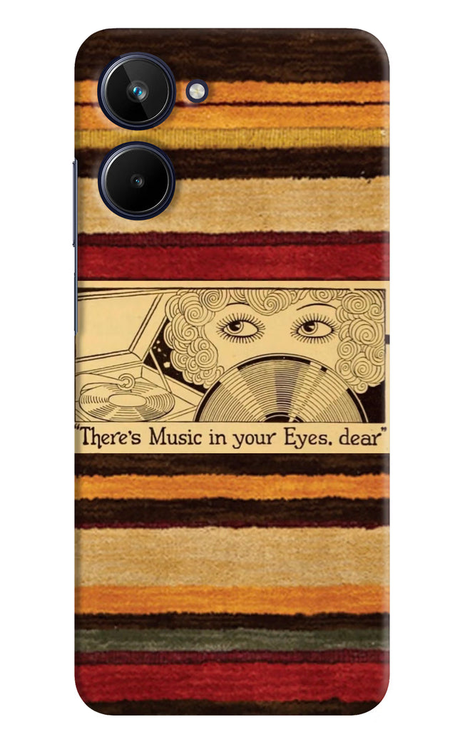 Vinyl Stripes Realme 10 Hard Case Back Cover by Casekaro