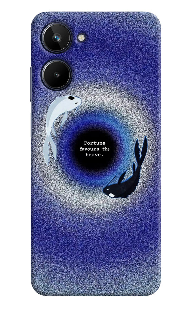 Dark Koi Realme 10 Hard Case Back Cover by Casekaro