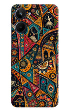 Folk Print Realme 10 Back Cover