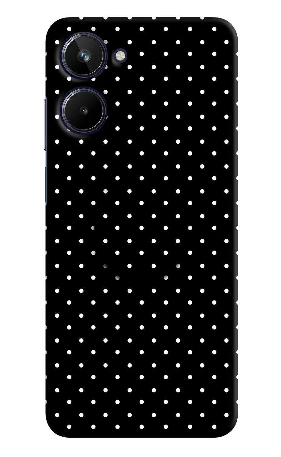 White Dots Realme 10 Pop Case, Hard case