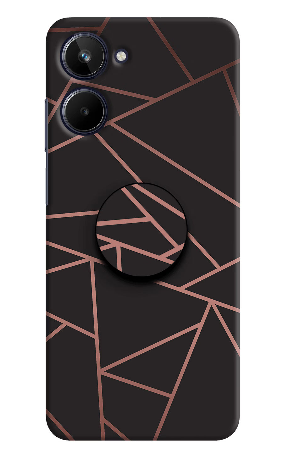 Geometric Pattern Realme 10 Pop Case, Hard case