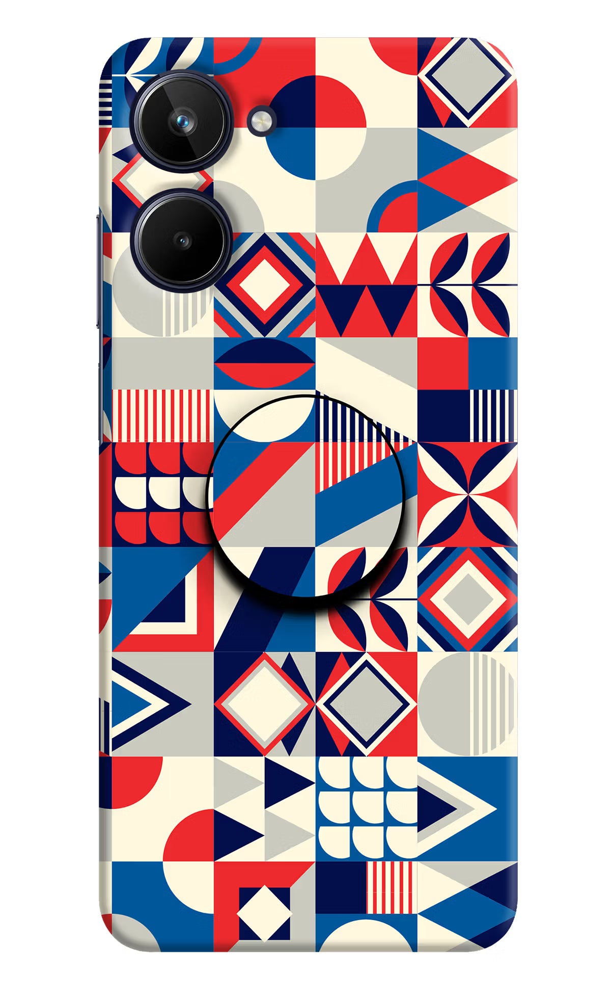 Colorful Pattern Realme 10 Pop Case by Casekaro