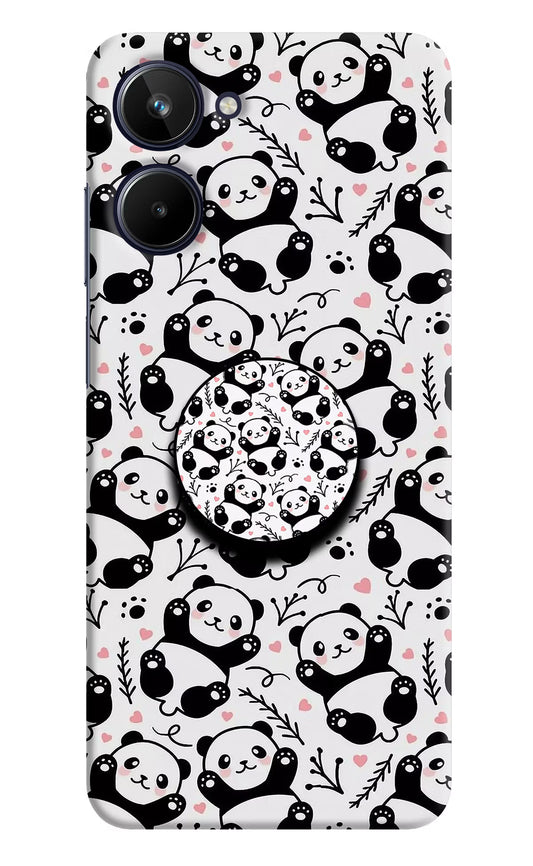 Cute Panda Realme 10 Pop Case by Casekaro
