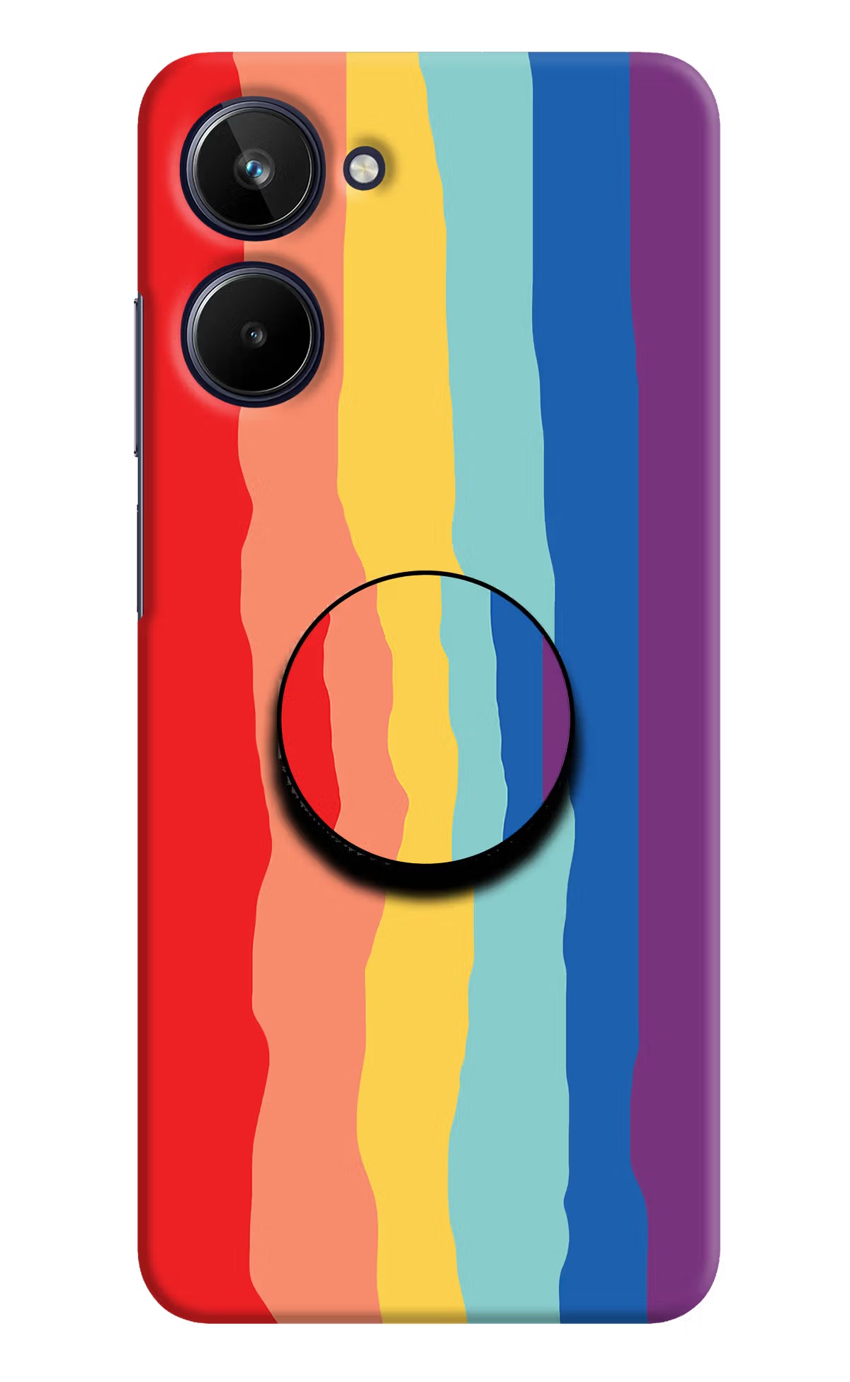 Rainbow Realme 10 Pop Case by Casekaro