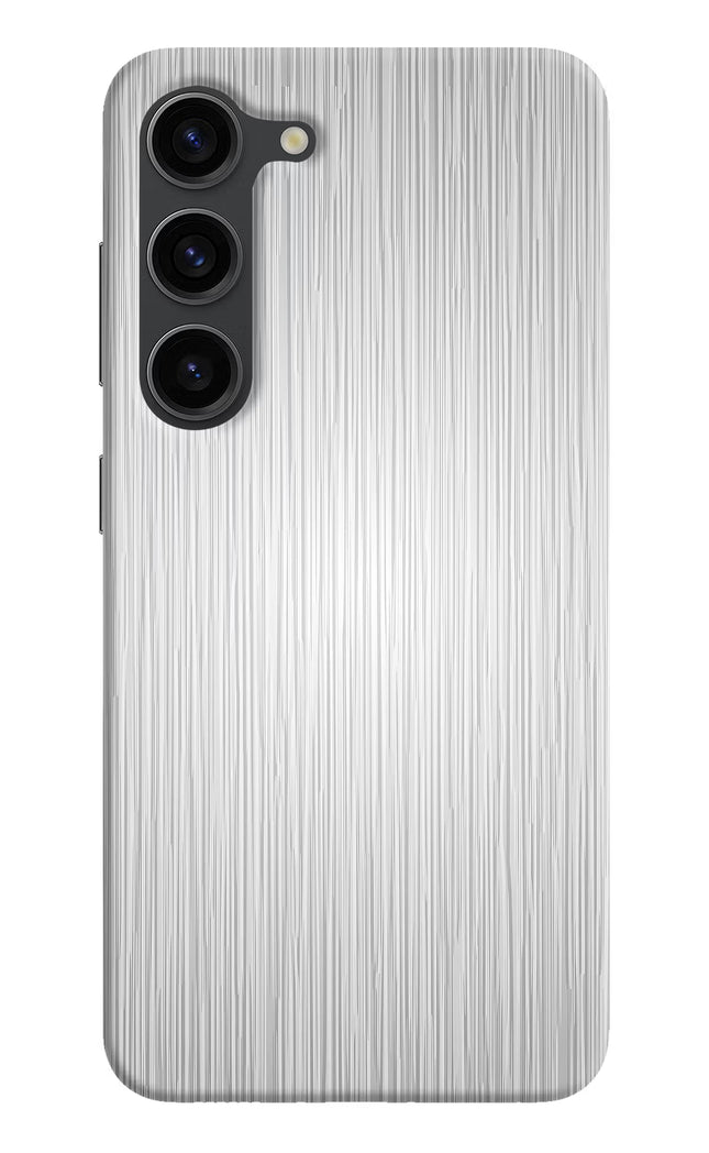 Wooden Grey Texture Samsung S23 Plus Hard Case Back Cover by Casekaro