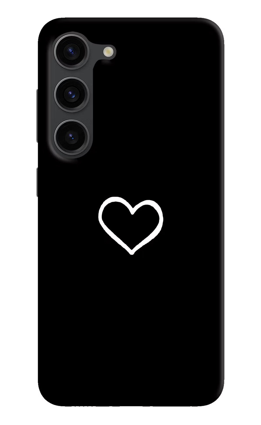Heart Samsung S23 Plus Back Cover, Hard case