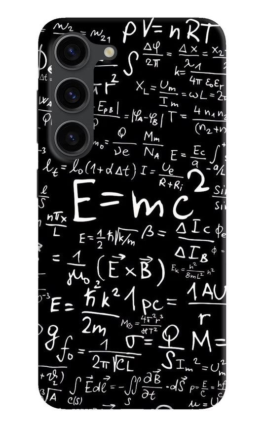 Physics Formula Samsung S23 Plus Hard Case Back Cover by Casekaro