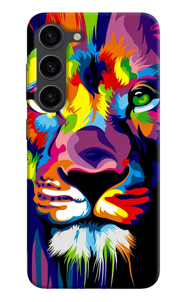 Lion Samsung S23 Plus Hard Case Back Cover by Casekaro