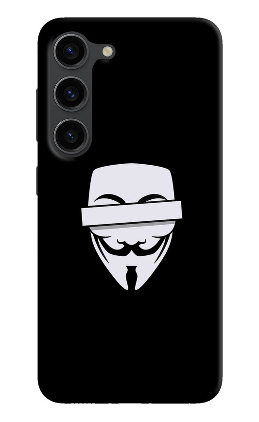 Anonymous Face Samsung S23 Plus Back Cover
