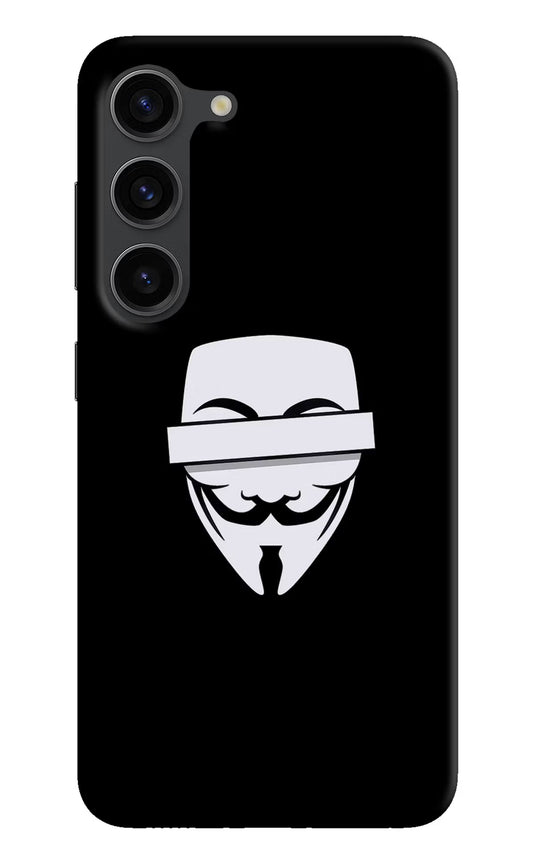 Anonymous Face Samsung S23 Plus Hard Case Back Cover by Casekaro