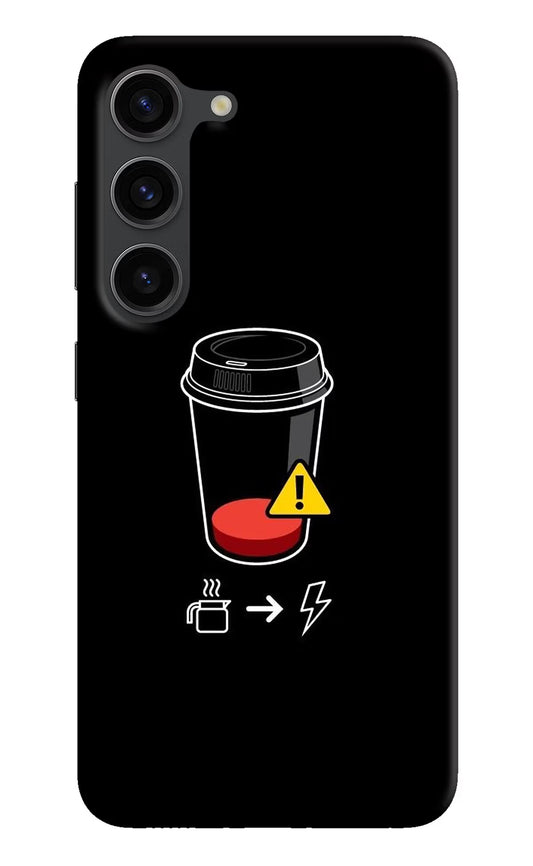 Coffee Samsung S23 Plus Hard Case Back Cover by Casekaro