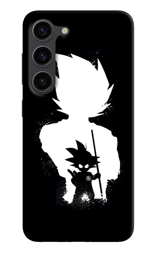 Goku Shadow Samsung S23 Plus Hard Case Back Cover by Casekaro