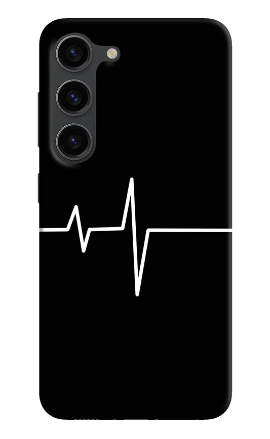 Heart Beats Samsung S23 Plus Hard Case Back Cover by Casekaro
