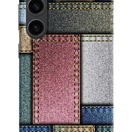 Multicolor Jeans Samsung S23 Plus Hard Case Back Cover by Casekaro