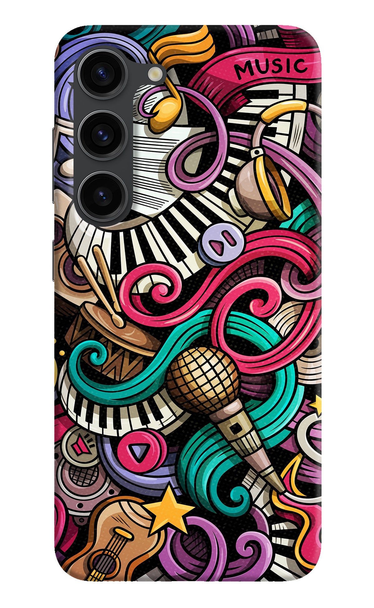 Music Abstract Samsung S23 Plus Back Cover