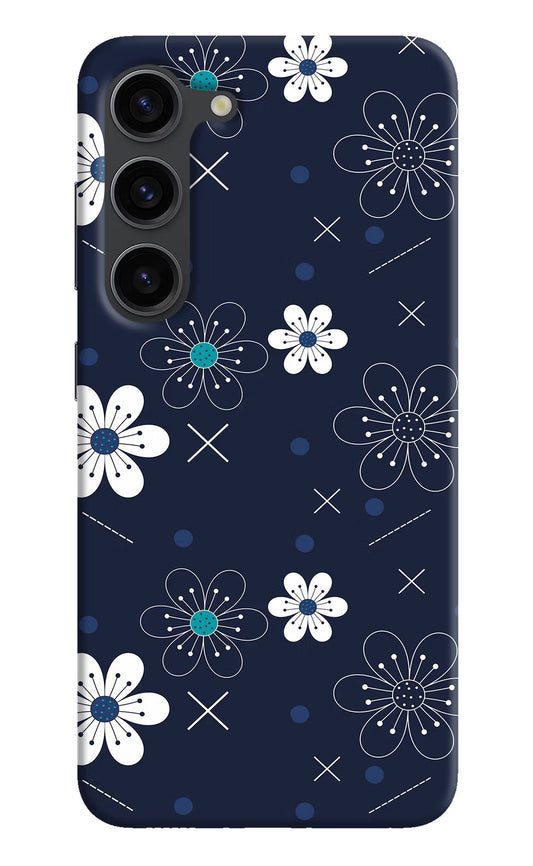 Flowers Samsung S23 Plus Hard Case Back Cover by Casekaro