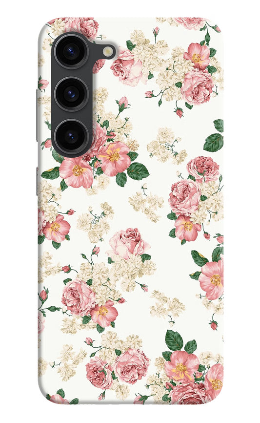 Flowers Samsung S23 Plus Hard Case Back Cover by Casekaro