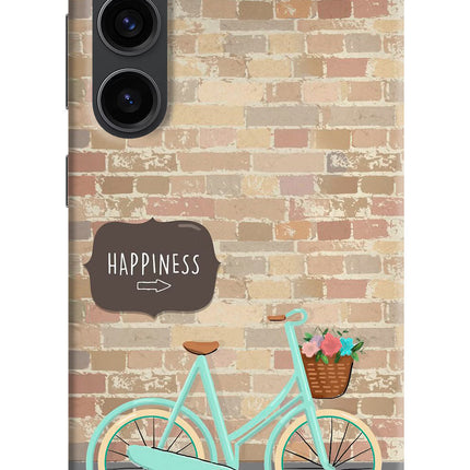 Happiness Artwork Samsung S23 Plus Hard Case Back Cover by Casekaro