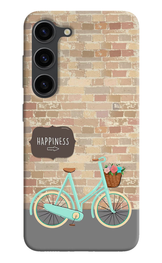 Happiness Artwork Samsung S23 Plus Hard Case Back Cover by Casekaro