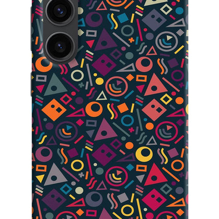Geometric Abstract Samsung S23 Plus Hard Case Back Cover by Casekaro