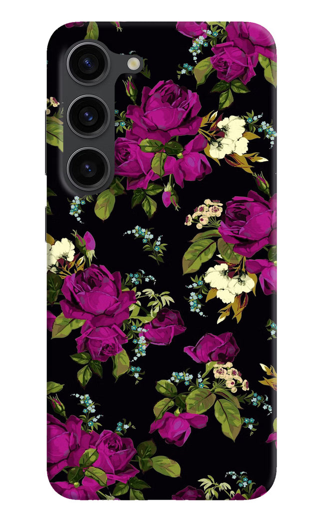 Flowers Samsung S23 Plus Hard Case Back Cover by Casekaro
