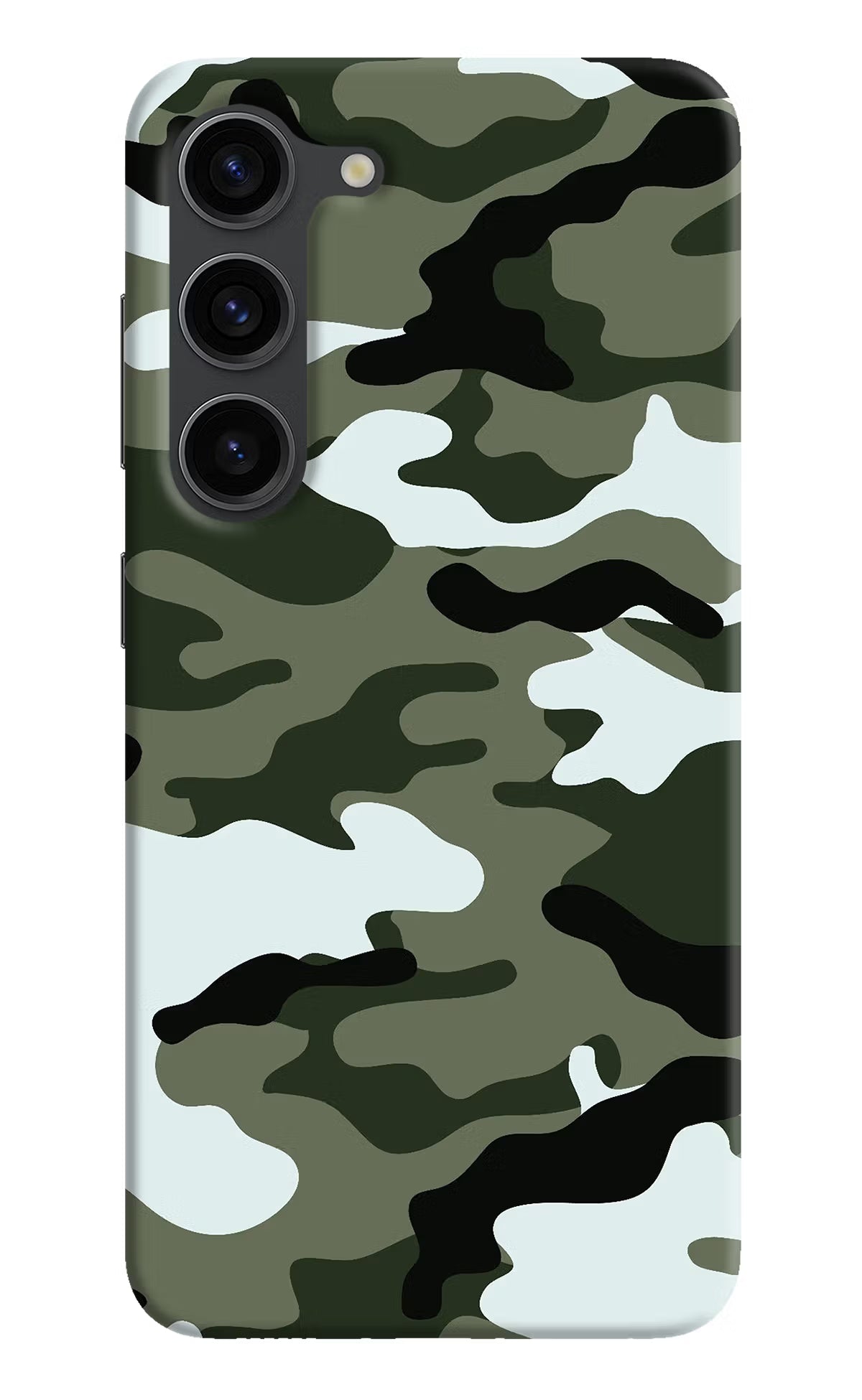 Camouflage Samsung S23 Plus Hard Case Back Cover by Casekaro