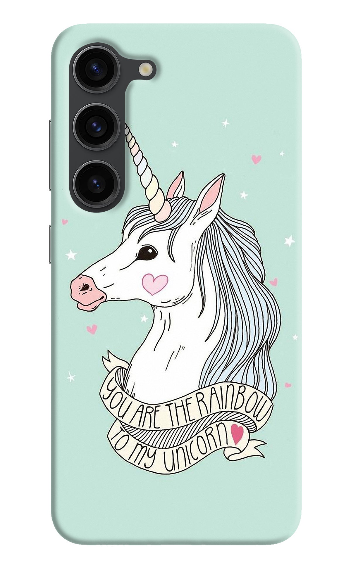 Unicorn Wallpaper Samsung S23 Plus Back Cover