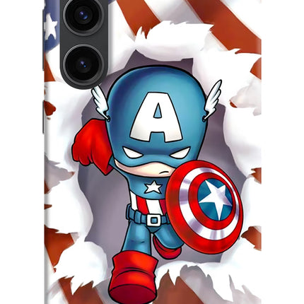 Captain America Samsung S23 Plus Hard Case Back Cover by Casekaro
