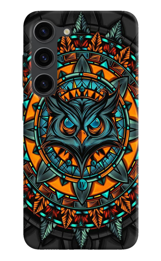 Angry Owl Art Samsung S23 Plus Hard Case Back Cover by Casekaro