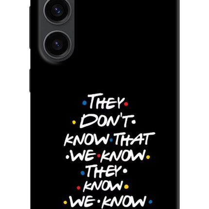 FRIENDS Dialogue Samsung S23 Plus Hard Case Back Cover by Casekaro
