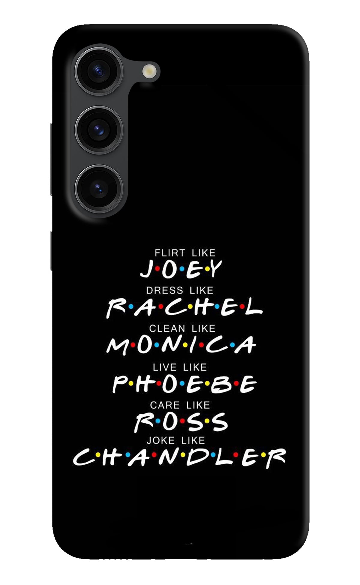 FRIENDS Character Samsung S23 Plus Back Cover