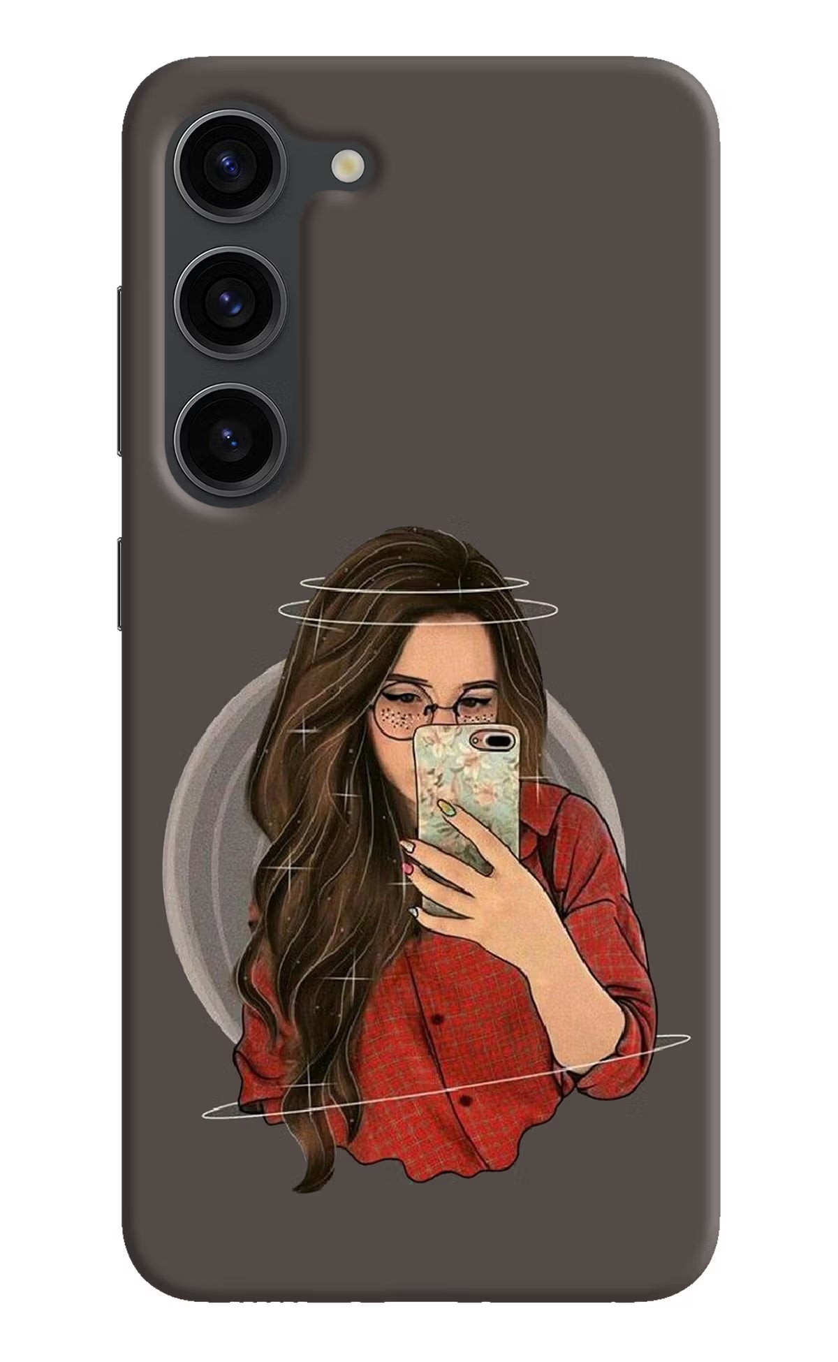Selfie Queen Samsung S23 Plus Hard Case Back Cover by Casekaro