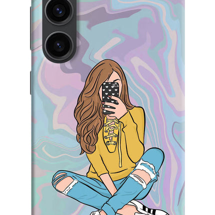 Selfie Girl Samsung S23 Plus Hard Case Back Cover by Casekaro