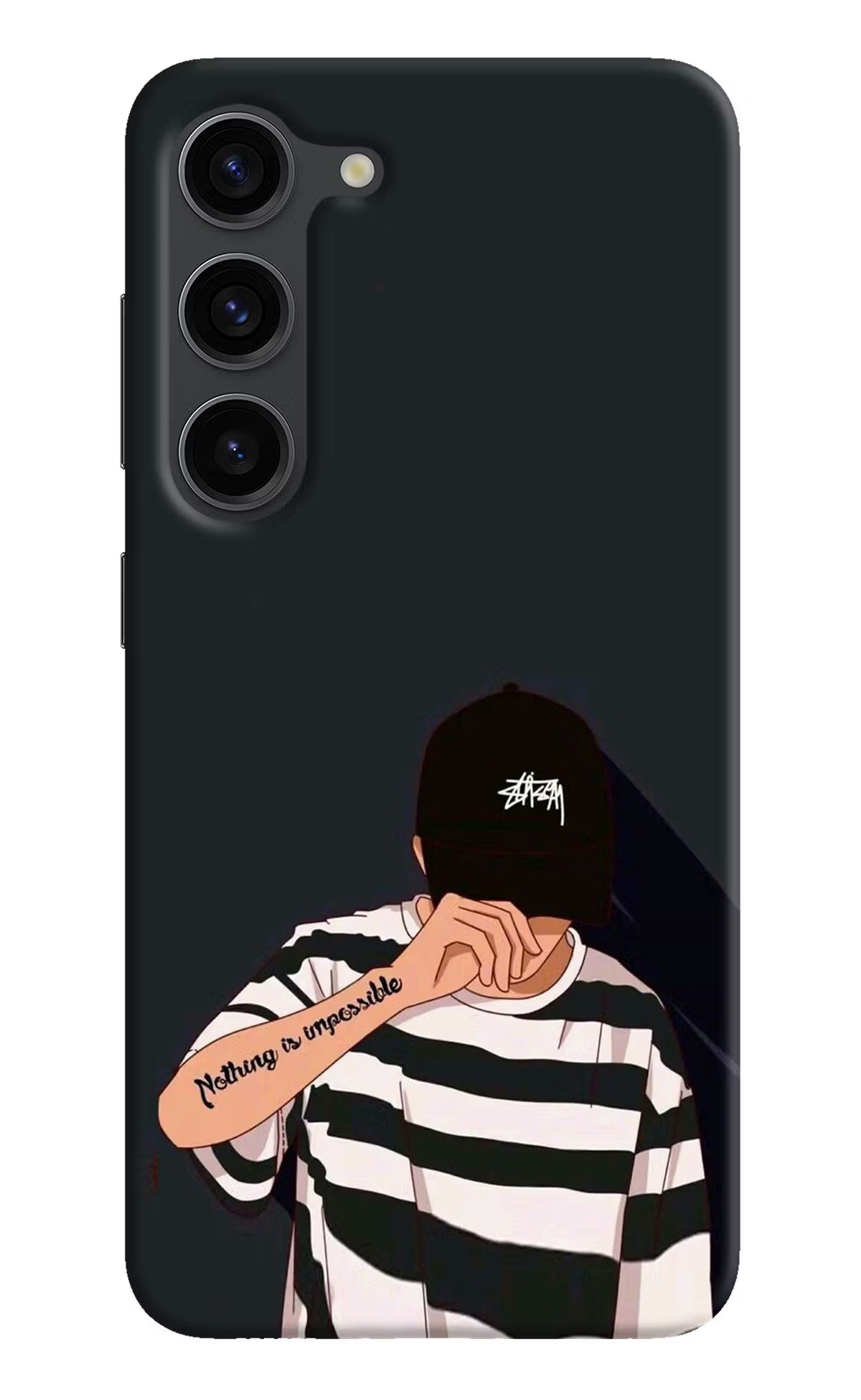 Aesthetic Boy Samsung S23 Plus Hard Case Back Cover by Casekaro