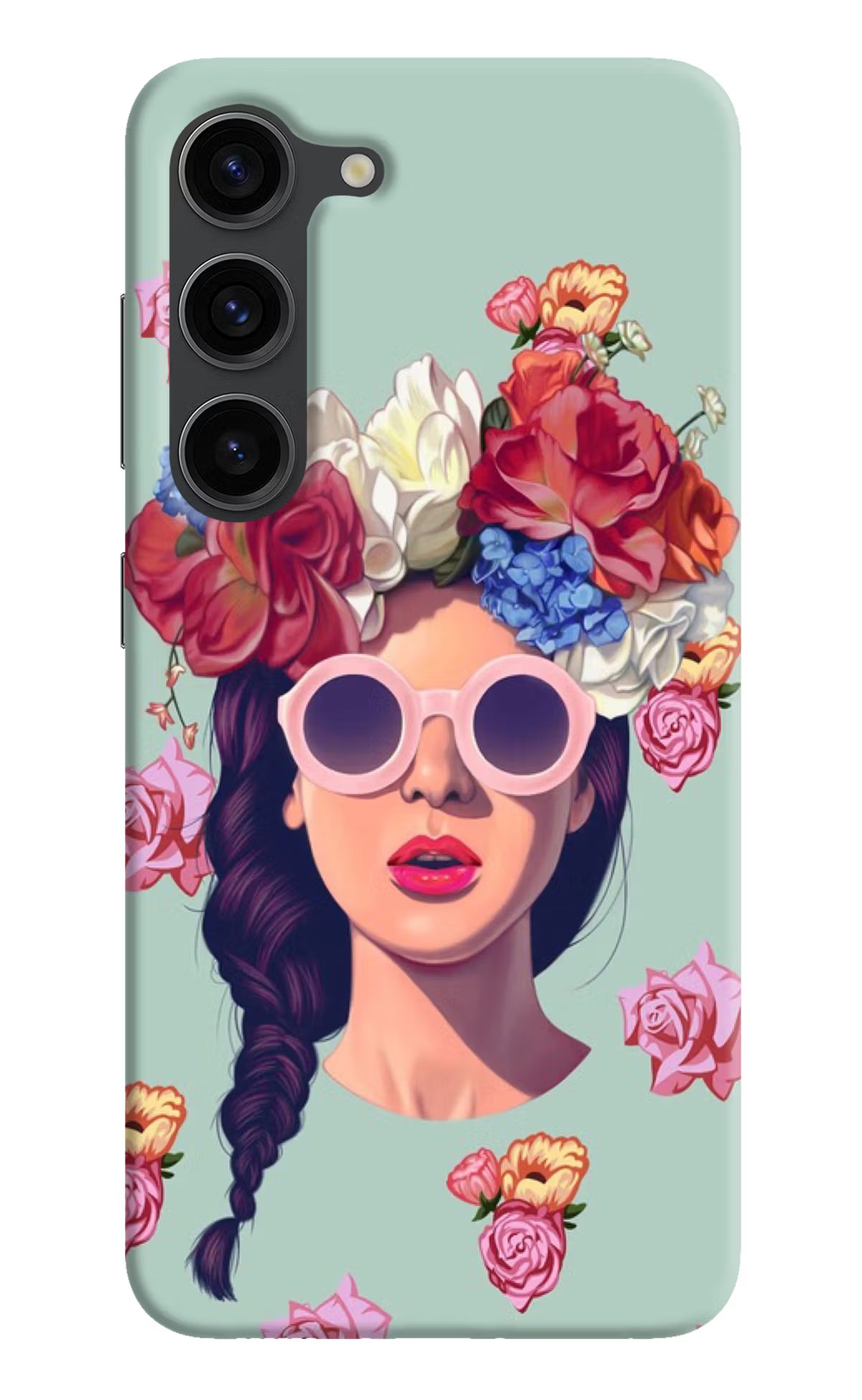 Pretty Girl Samsung S23 Plus Hard Case Back Cover by Casekaro