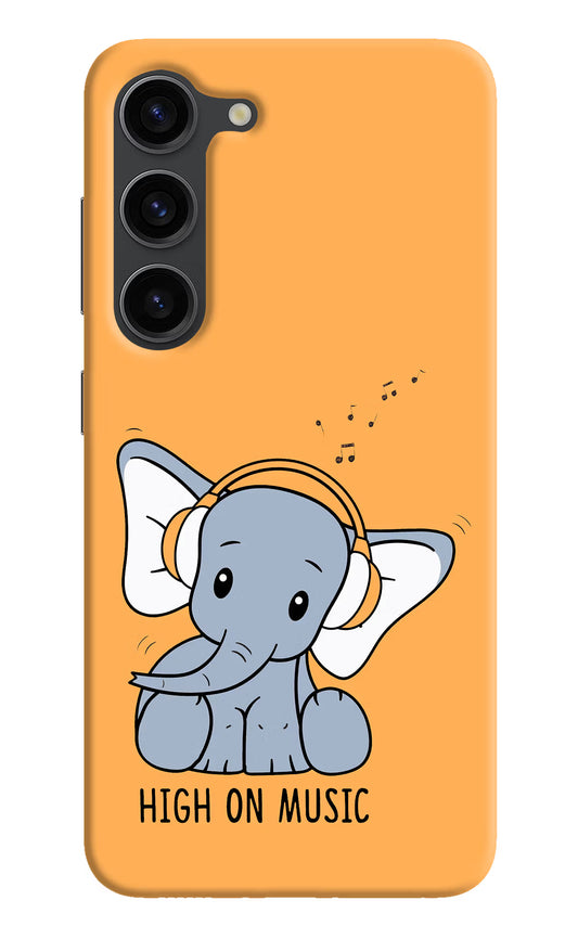 High On Music Samsung S23 Plus Hard Case Back Cover by Casekaro