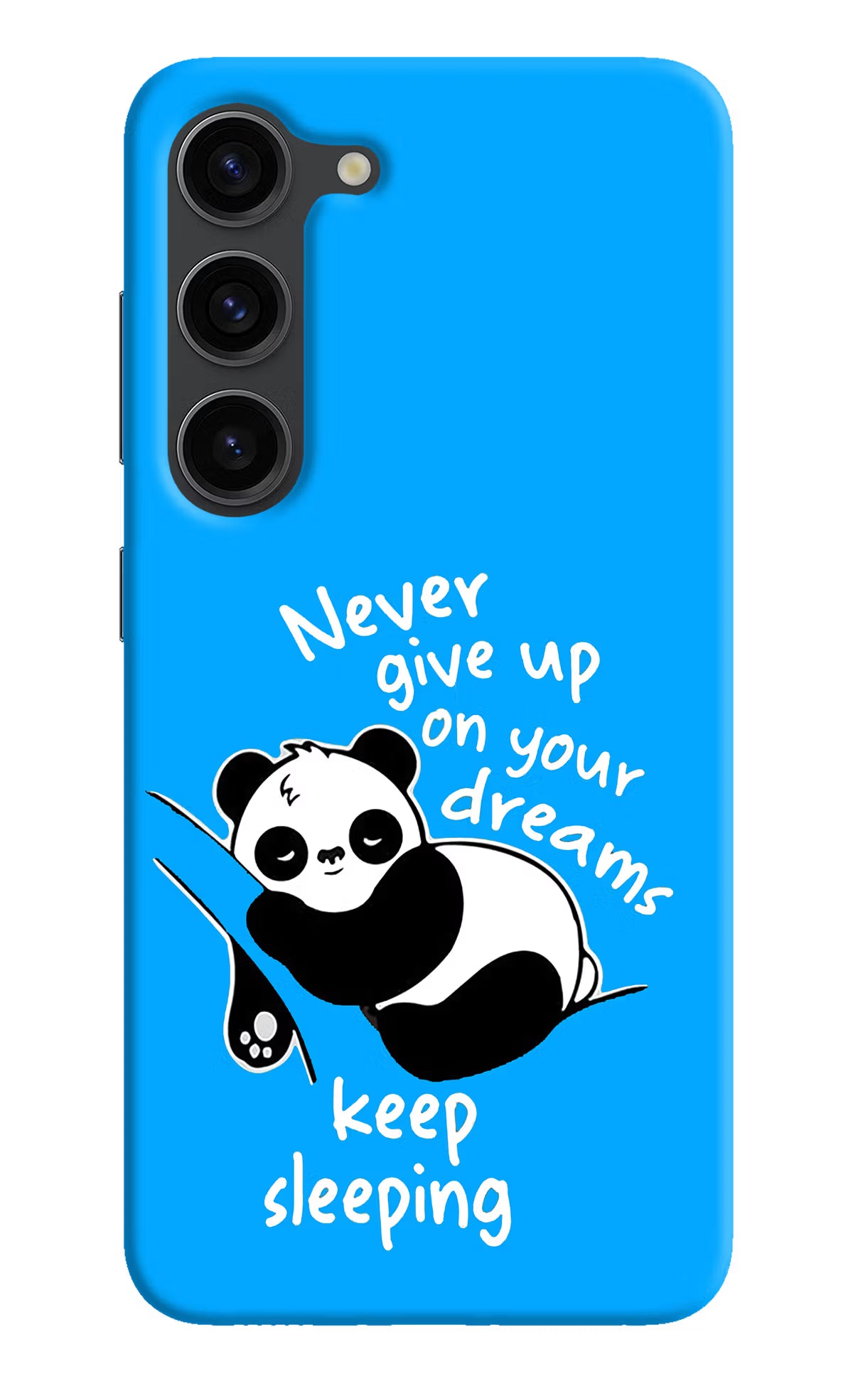 Keep Sleeping Samsung S23 Plus Hard Case Back Cover by Casekaro