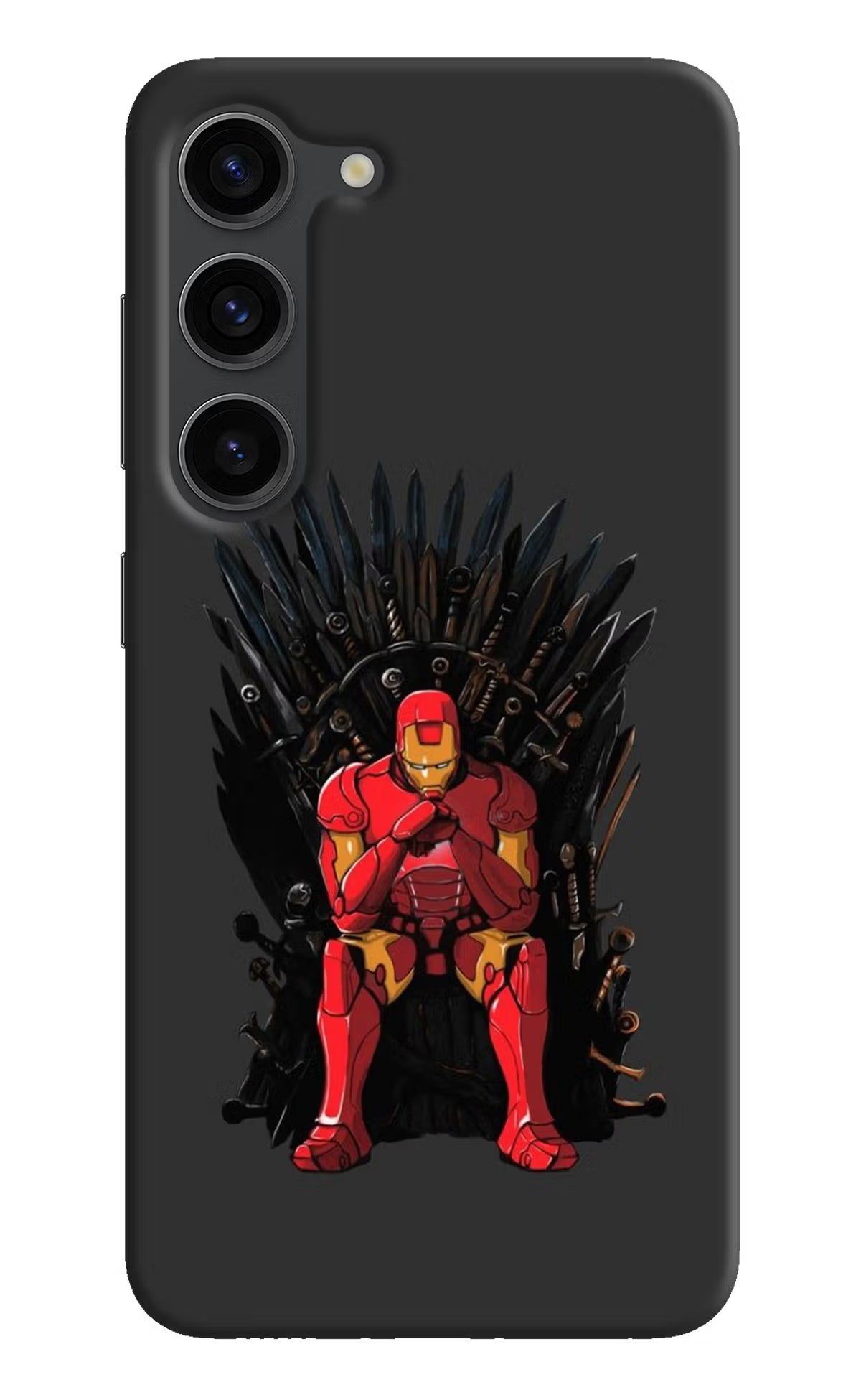 Ironman Throne Samsung S23 Plus Hard Case Back Cover by Casekaro