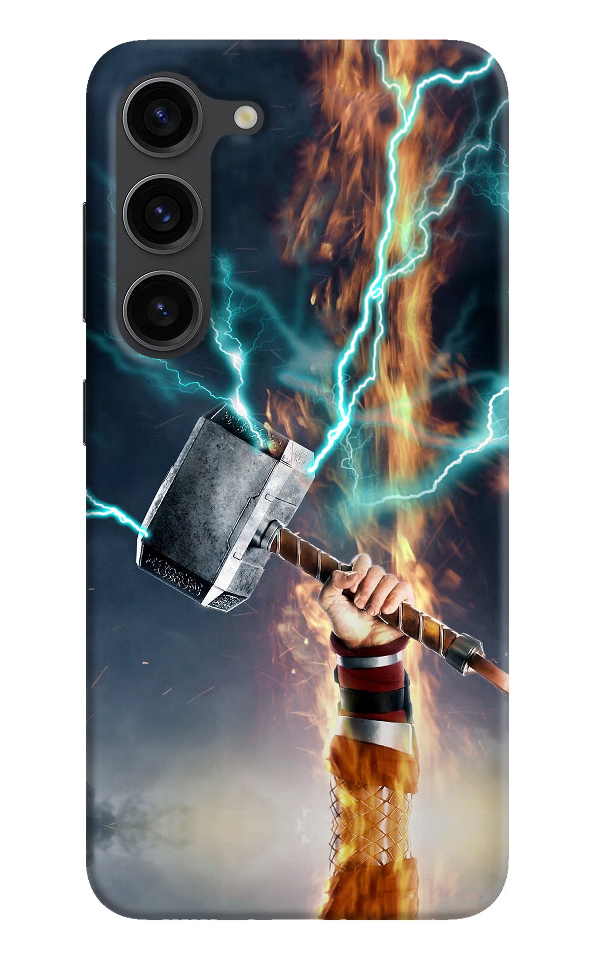 Thor Hammer Mjolnir Samsung S23 Plus Hard Case Back Cover by Casekaro