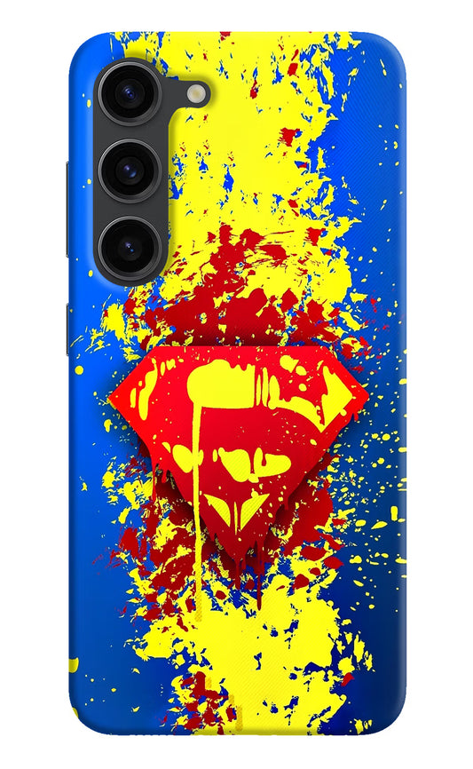Superman logo Samsung S23 Plus Hard Case Back Cover by Casekaro
