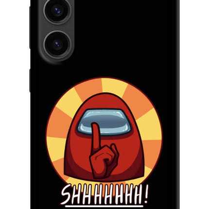 Among Us Shhh! Samsung S23 Plus Hard Case Back Cover by Casekaro