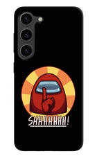 Among Us Shhh! Samsung S23 Plus Hard Case Back Cover by Casekaro