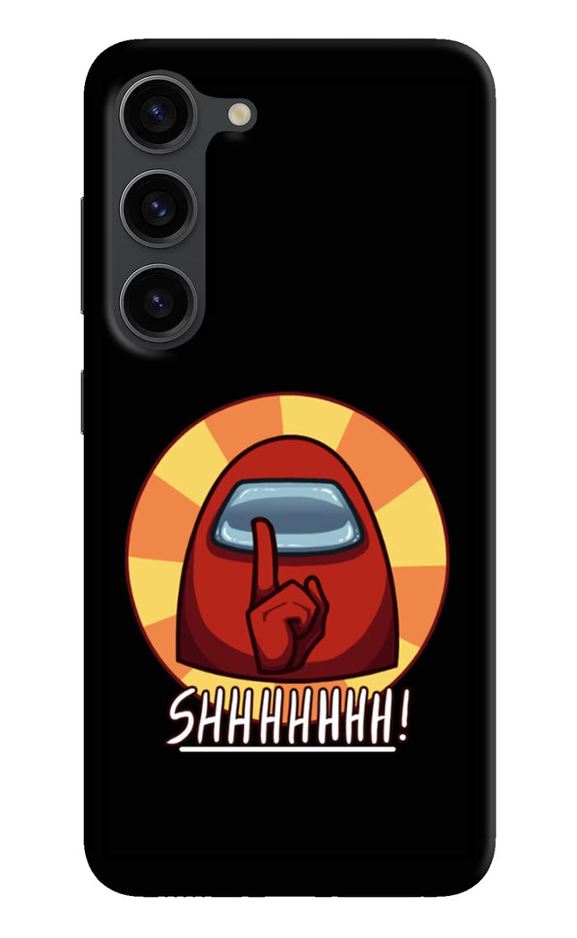 Among Us Shhh! Samsung S23 Plus Hard Case Back Cover by Casekaro